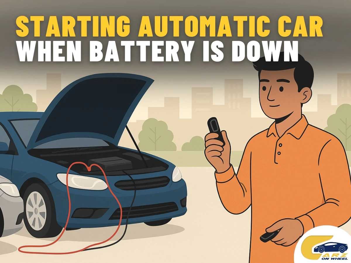 How to Start Automatic Car When Battery is Down? How to Start Automatic Car When Battery is Down?-image
