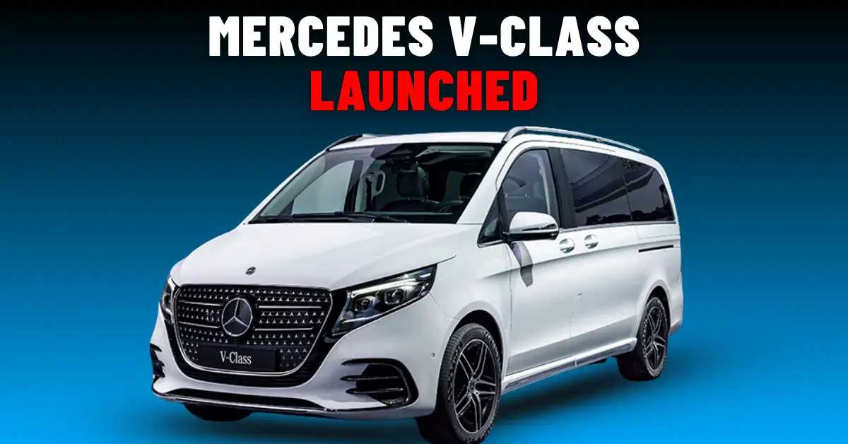 Mercedes V-Class Launched in India at Rs 1.4 Crore Mercedes V-Class Launched in India at Rs 1.4 Crore-image